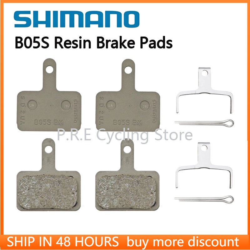 แผ่นดิสก์เบรกเรซิ่น B01S B05S สําหรับ Shimano MT200 M355 M375 M395 M415 M416 M446 M447 M485 M486 M525 M575 1/2 คู่