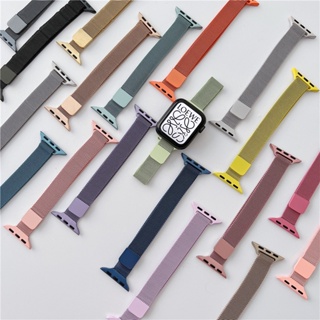 สายนาฬิกาข้อมือ สเตนเลส โลหะ สําหรับ iWatch Band 8 7 6 SE 5 4 38 มม. 40 มม. 41 45 มม. 49 มม. iwatch 42 มม. 44 มม.