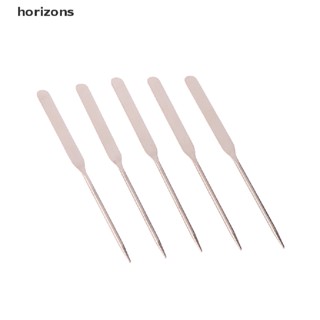 [Hot] 1PC Stainless Steel Double Heads Makeup Toner Spatula Nail Art Stirring Tool (MY)