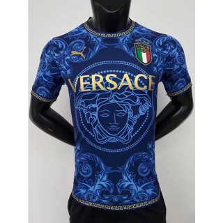 เสื้อกีฬาแขนสั้น ลายทีมชาติฟุตบอล Italy 2223 ชุดเหย้า สีฟ้า