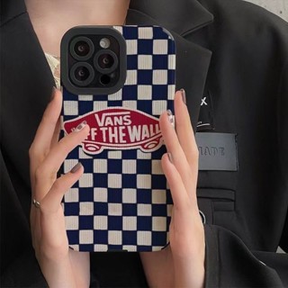 เคสโทรศัพท์มือถือ แบบนิ่ม ลายตารางหมากรุก กันกระแทก สําหรับ Apple Iphone 11promax 12pro 13pro 14promax 14plus 6g 78plus xr xs xsmax 6s 7 8P