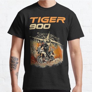 oversize T-shirt GILDAN 【Plus Size】เสื้อยืดผ้าฝ้าย 100% พิมพ์ลาย Triumph Tiger 900 2022 BSA Harris KTM Suzuki Bajaj Bene