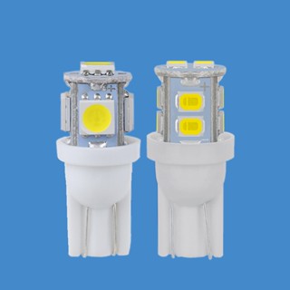 หลอดไฟ Led T10 W5W 12V 5050 2835 สําหรับอ่านหนังสือ ด้านข้างประตูรถยนต์ 10 ชิ้น