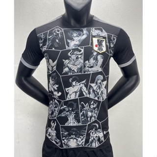 เสื้อกีฬาแขนสั้น ลายทีมชาติฟุตบอลชั้นนํา PLAYER version Japan 2023