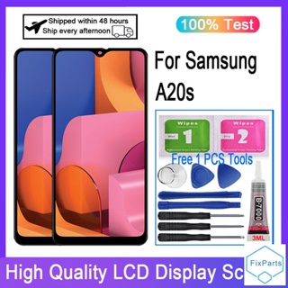 อะไหล่หน้าจอสัมผัสดิจิทัล LCD แบบเปลี่ยน สําหรับ Samsung Galaxy A20s A207 A2070 SM-A207F