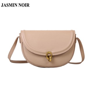 Jasmin NOIR กระเป๋าสะพายไหล่ สะพายข้าง หนัง PU มีตัวล็อก สําหรับผู้หญิง