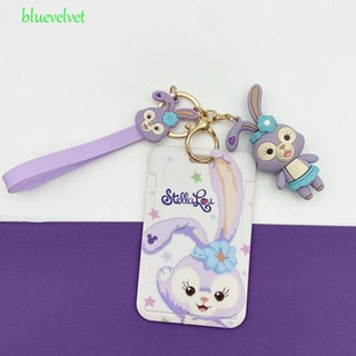 Bluevelvet กระเป๋าใส่บัตรเครดิต ลาย Cinnamoroll สองด้าน สําหรับนักเรียน