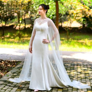 REDD Evening Wrap Shawl White Bridal Cloak For Wedding Dress Female Summer Wedding Bridal Sunscreen Shawl Wraps Evening