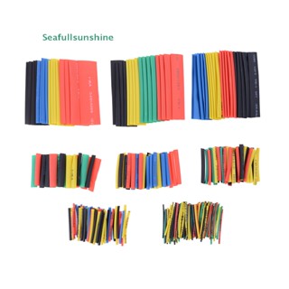 Seaf&gt; 328Pcs 2:1 Ratio Polyolefin Heat Shrinkable Tubing Sleeving Wrap Cable Kit well