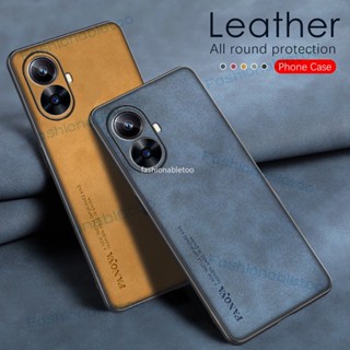 เคสโทรศัพท์หนัง TPU นิ่ม ผิวด้าน กันกระแทก ปิดด้านหลัง สําหรับ Realme C55 Nfc C 55 RealmeC55