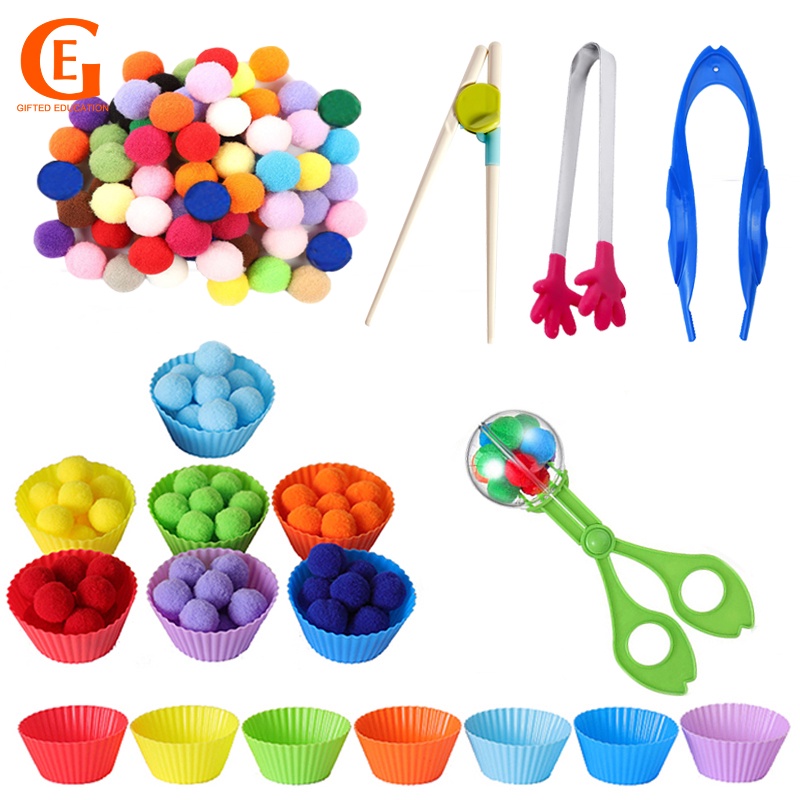 ของเล่นเด็กวัยหัดเดิน คลิปบอลนับเลขมอนเตสซอรี่ – โปรปัง