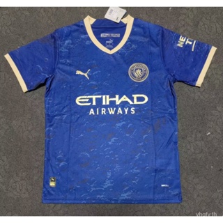 [Mancheng Jersey] 2324 เสื้อยืดลําลอง แขนสั้น พิมพ์ลาย Manchester Year of the Rabbit คุณภาพสูง ไซซ์ s-2xl.Harland#เสื้อกีฬาแขนสั้น ลายทีมชาติฟุตบอล 9 ชิ้น