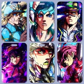 ซองใส่บัตรพนักงาน แบบแข็ง ลายการ์ตูนอนิเมะ JOJOs Bizarre Adventure DIY สําหรับนักเรียน โรงเรียน