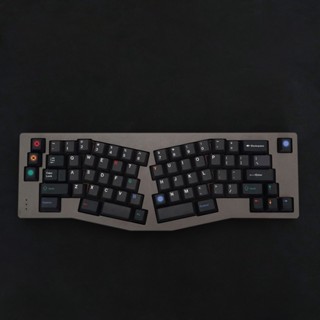 ปุ่มกดคีย์บอร์ด GMK RETRO DARK LIGHTS Clone Cherry Profile MX PBT DYE-SUB สําหรับ ISO Enter 7u Spacebar Mechanicla