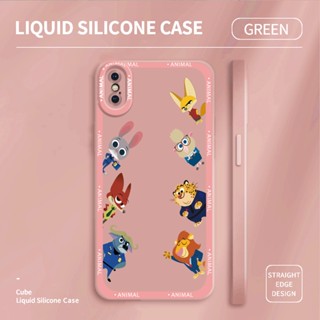 เคสไอโฟน iPhone 11 Pro XS Max XR X เคสโทรศัพท์ซิลิโคน TPU แบบนิ่ม กันกระแทก ป้องกันกล้อง ลายอนิเมะ Zootopia Zootropolis