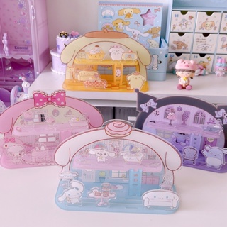 Sanrio บ้านอะคริลิคตั้งโต๊ะ ของขวัญ สําหรับตกแต่งบ้าน