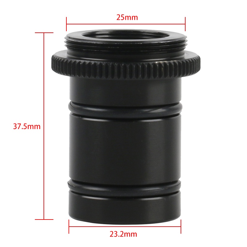 แหวนอะแดปเตอร์กล้องจุลทรรศน์ 0.5X 0.4X 1.0X C Mount Lens to 23.2 มม. 30 มม. 30.5 มม. Stereo Biological Microscope สําหรับกล้องวิดีโอ CMOS CCD