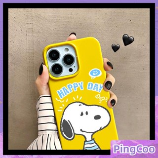 PingCoo - Candy Case For iPhone 14 13 12 11 Plus Pro Max XR TPU Soft Glossy Yellow Case Cute Cartoon Camera Protection Shockproof Back Cover