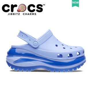 Crocs Mega Crush Clog crocs แท้ 100%  สีฟ้า สไตล์คลาสสิก สําหรับผู้หญิง|207988