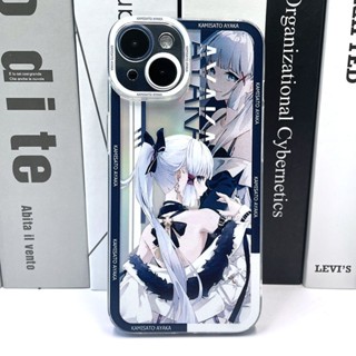 Genshin impact Ayaka ใหม่ เคสโทรศัพท์มือถือ แบบใส ลายเลเซอร์ สําหรับ iPhone 14 13 12 11 pro promax x xs xsmax xr 7 8 plus