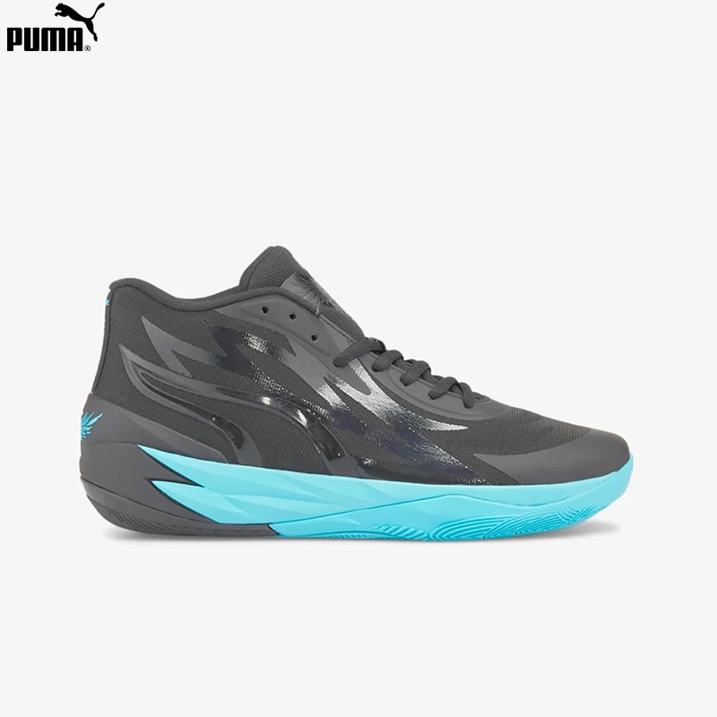 💐CC Original Puma LaMelo Ball MB.02 'Phenom' ชายสีดำกีฬาบาสเกตบอลรองเท้า377644-01รองเท้าผ้าใบ Puma