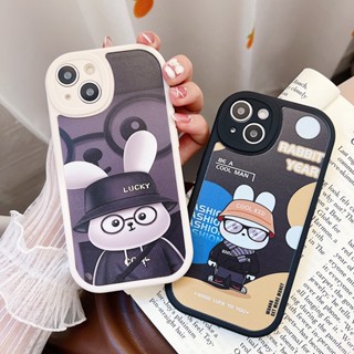 เคสโทรศัพท์มือถือแบบนิ่ม TPU ลายกระต่าย แฟชั่น สําหรับ Samsung S23 S22 S21 S20 Plus S23 Ultra S20 FE S21FE