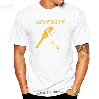 [S-5XL] เสื้อยืดลําลอง แขนสั้น คอกลม พิมพ์ลาย Midnight Oil Tour สีดํา สําหรับผู้ชาย ไซซ์ S ถึง 3 228575