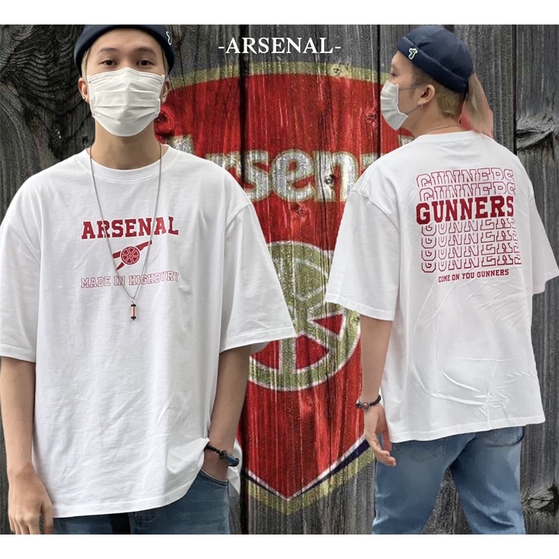 [S-5XL] เสื้อ Oversize ลาย The Gunners (Arsenal) - KAMII