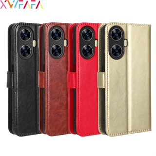 เคสโทรศัพท์หนัง Pu ฝาพับ พร้อมช่องใส่บัตร หรูหรา สําหรับ Realme C55 C33 Realme GT Neo5 GTNeo3 GTNeo2 GTMaster GTMasterEdition GTExplorerMaster