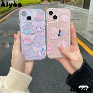 ✅เคสมือถือ ลายการ์ตูน Kuromi Melody สําหรับ iPhone 14 Pro Max Girlfriends 12 Apple 11 78 13 xrins iPhone JDC4