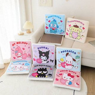 Ellen Sanrio เบาะรองนั่งเมมโมรี่โฟม สองด้าน ลาย Kuromi Melody Cinnamoroll Pachacco สําหรับเด็กผู้หญิง