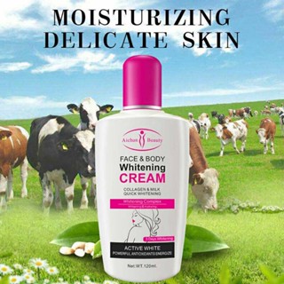  120ML Milk Body Lotion Moisturizing Lotion Whitening and Moisturizing Improves Skin Darkness Whitening Cream Apply throughout the body