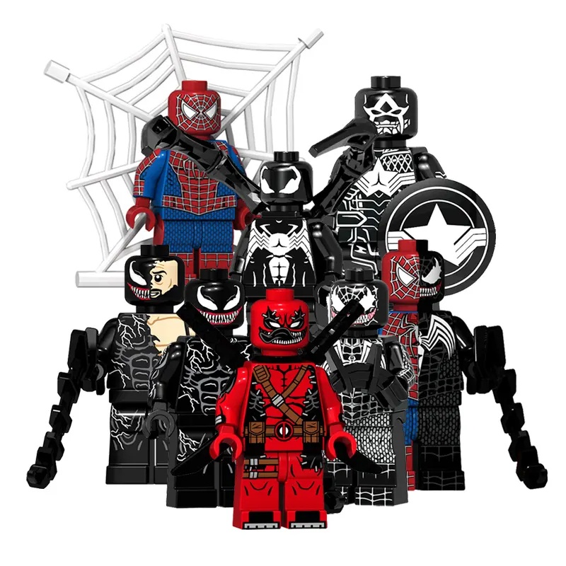 ฟิกเกอร์ Spider Venom Movie Series Super Heroes ขนาดเล็ก ของเล่นสําหรับเด็ก