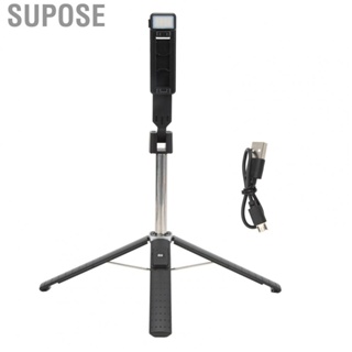 Supose Selfie Stick 360 Degrees Rotated  Fill Light 3 Levels Brightness Adjustme BT0