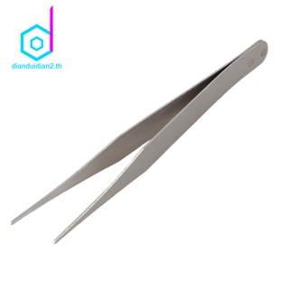 Fine Point Silver Tone Pointy Straight Tweezers 4 1/2"