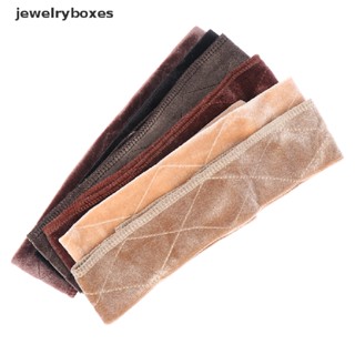 [jewelryboxes] ที่คาดผม ผ้ากํามะหยี่ กันลื่น ปรับได้ 1 ชิ้น