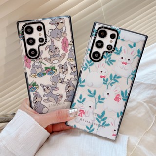 【Sampu Rabbit】casetify เคสโทรศัพท์มือถือแบบนิ่ม TPU กันกระแทก ลายกระต่าย แฟชั่น สําหรับ Samsung s23ultra s23 s22+ s22ultra s21 21+ s21ultra s20 s20+ s20ultra