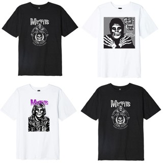 เสื้อยืดแขนสั้น พิมพ์ลาย OBEY Misfits Fiend Club แฟชั่นฤดูใบไม้ผลิ และฤดูร้อน สไตล์ฮิปสเตอร์