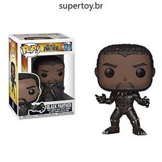 ฟิกเกอร์ Funko POP 273 Marvel Black Panther สําหรับตกแต่งบ้าน