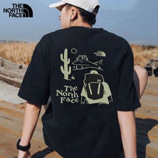 Thenorthface เสื้อยืดคอกลม แขนสั้น ระบายอากาศ 23 ฤดูใบไม้ผลิ และฤดูร้อน สําหรับผู้ชาย และผู้หญิง