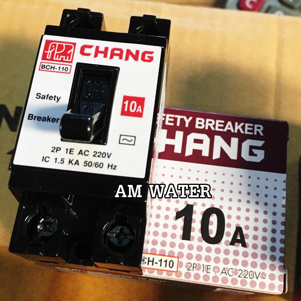 Breaker สวิทช์ตัดไฟอัตโนมัติ เบรกเกอร์ ช้าง 10A / 15A / 20A / 30A SAFETY BREAKER CHANG