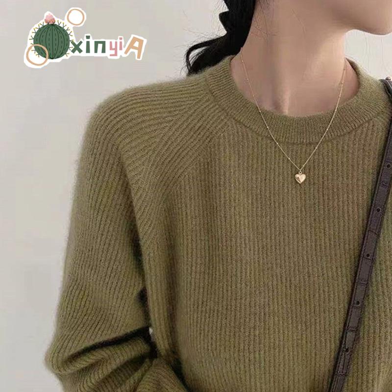 【XINYIA】24k สร้อยคอโซ่ ซาอุดิโกลด์ จี้รูปหัวใจ หรูหรา กระดูกไหปลาร้าโซ่บาง สําหรับผู้หญิง เรียบง่ายและหลากหลาย ของขวัญออกเดท