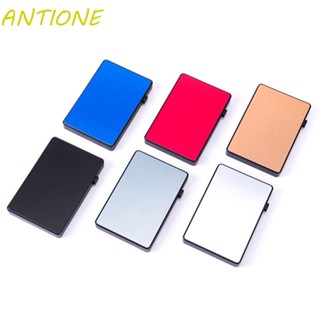 ANTIONE Automatic Card Holder Smart Credit Card Sleeves RFID Card Case Anti-theft RFID Aluminum Alloy Storage Box Protector Rfid Blocking Slim Wallet/Multicolor