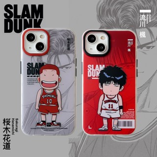 เคสโทรศัพท์มือถือ ผิวด้าน ลาย SLAM DUNK Sakuragi Rukawa สําหรับ iPhone 14 Pro 13 12 Pro Max 11