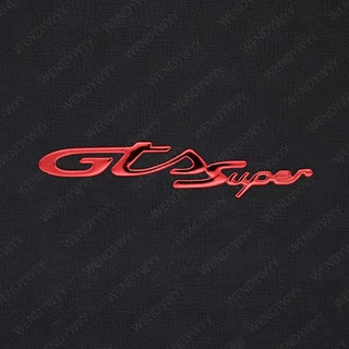 สติกเกอร์โลโก้สัญลักษณ์ GTS 3D แบบนิ่ม สีเงิน สีทอง สีดํา สีแดง สําหรับตกแต่งรถจักรยานยนต์ Vespa sprint