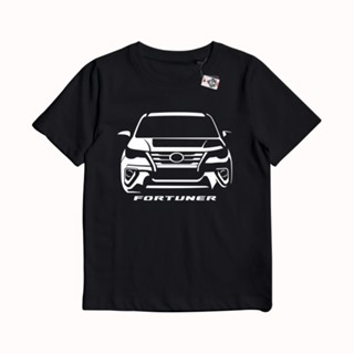 เสื้อยืด พิมพ์ลายโลโก้ TOYOTA NEW FORTUNER HOLOGRAM สําหรับผู้ชาย