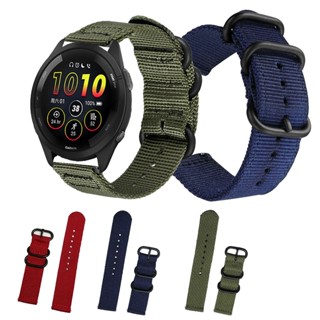 สายนาฬิกาข้อมือไนล่อน แบบเปลี่ยน สําหรับ Garmin Forerunner 265 Garmin Forerunner 55