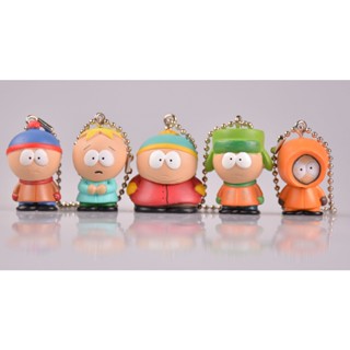 พวงกุญแจ จี้ฟิกเกอร์ South Park Park 5 รูป สําหรับห้อยกระเป๋า