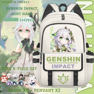 ★Genshin Impact★กระเป๋านักเรียน ขนาดใหญ่ จุของได้เยอะ ลายการ์ตูน สําหรับเด็กผู้ชาย และผู้หญิง