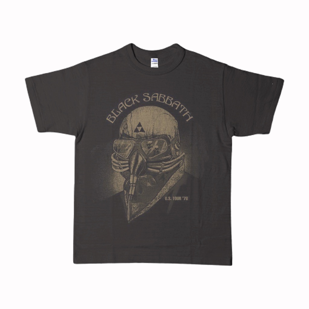 [S-5XL]เสื้อยืด พิมพ์ลาย BLACK SABBATH US TOUR 78 BAND METAL สําหรับผู้ชาย